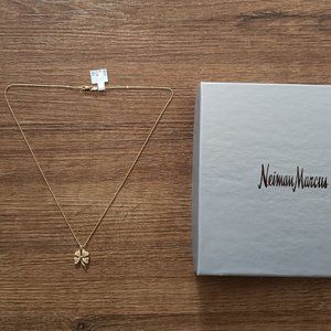 Sydney Evan 14k Gold Diamond Clover 16" Necklace